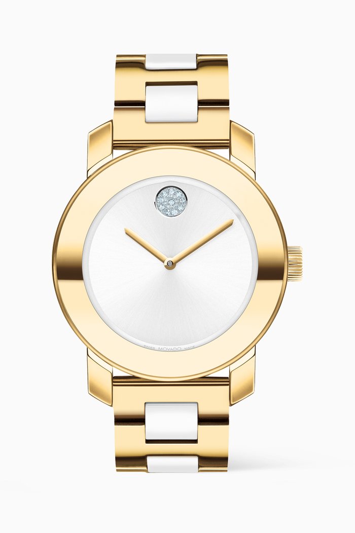 

BOLD Quartz Stainless Steel & Ceramic Watch, 36mm, Multicolour