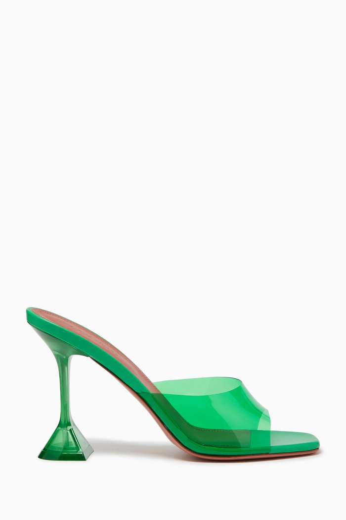 

Lupita 95 Mules in PVC, Green