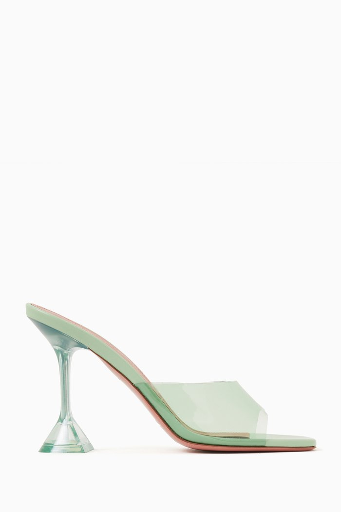 

Lupita 95 Mules in PVC, Green