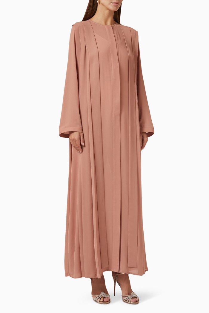 

Summer Pleated Abaya, Orange
