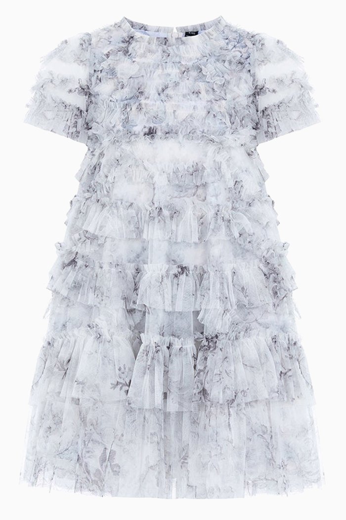 

Fleur De Lis Marilla Dress in Nylon, Grey