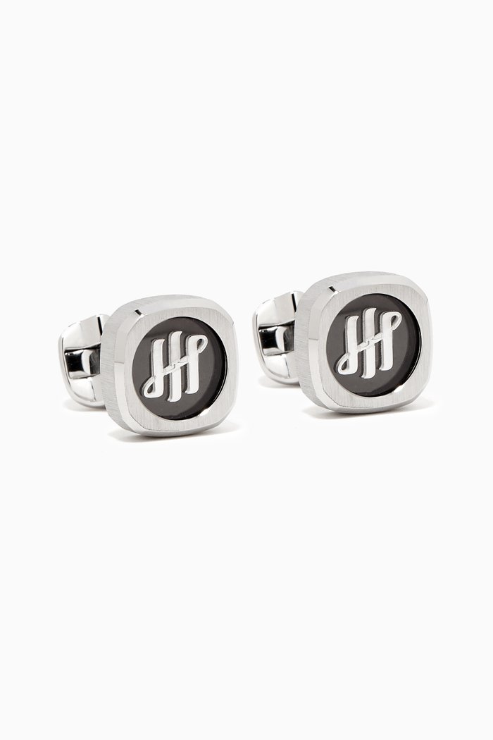 Zero Cufflinks in Stainless Steel, Neutral
