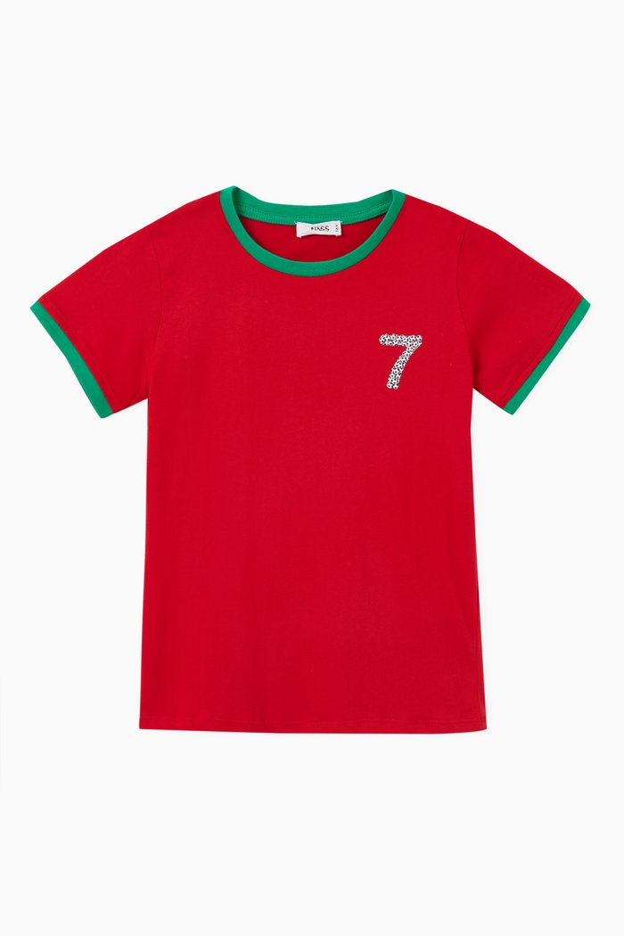 

Portugal T-shirt in Cotton-jersey, Red