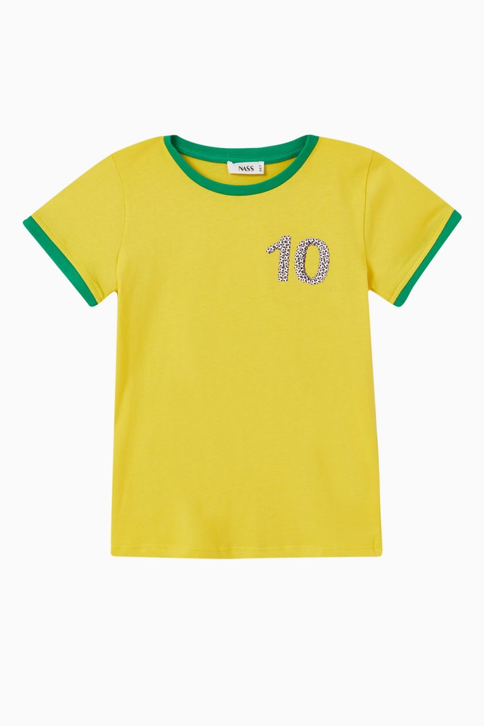 

Brazil T-shirt in Cotton-jersey, Yellow