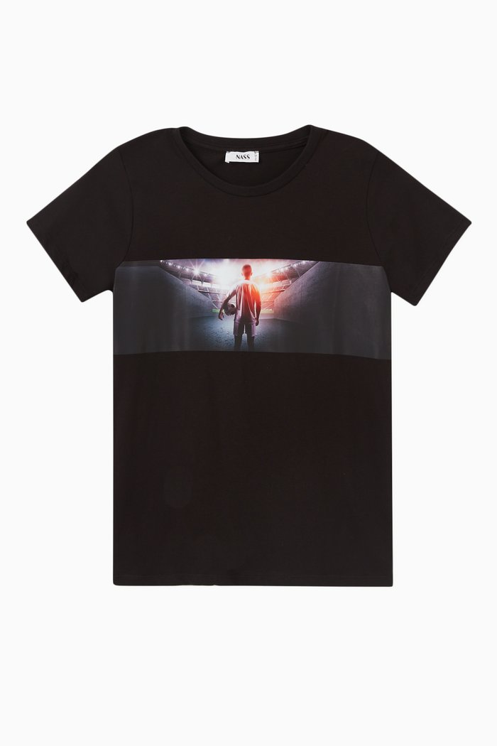 World Cup Graphic-print T-shirt in Cotton-jersey, Black