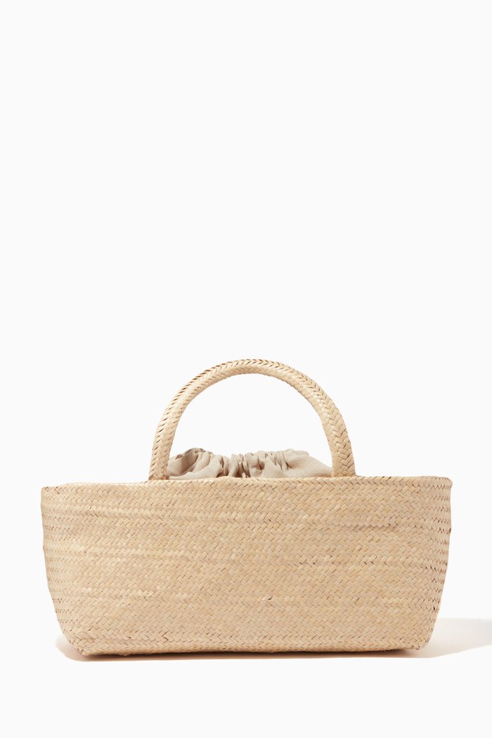 

Penelope Tote Bag in Piacava Straw, Neutral