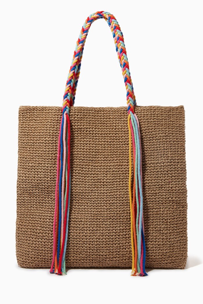 Yael Tote Bag in Brazilian Fiber, Neutral
