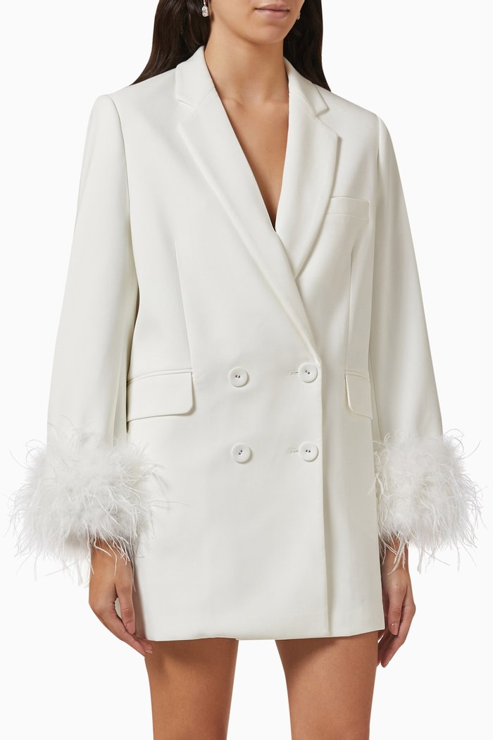 

Lincoln Mini Jacket Dress, White