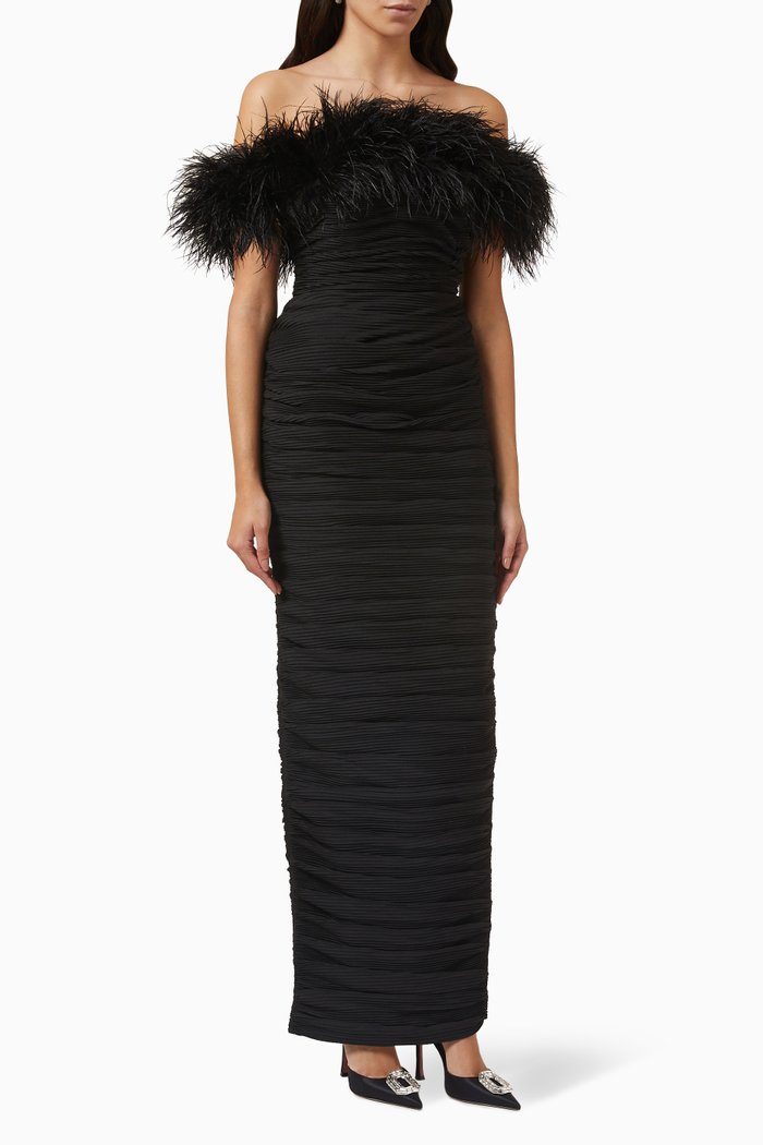 

Zion Maxi Dress in Nylon, Black