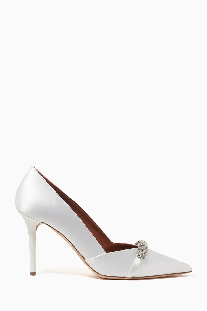 

Beatriz 85 Pumps in Satin, White