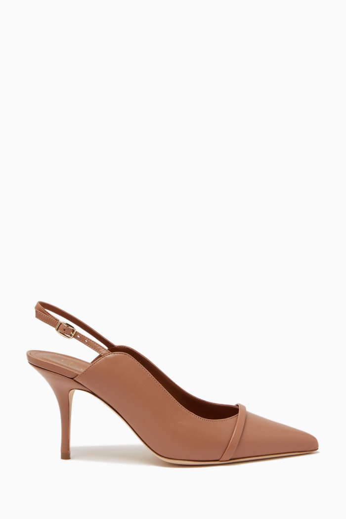 

Marion 70 Slingback Pumps in Nappa, Neutral