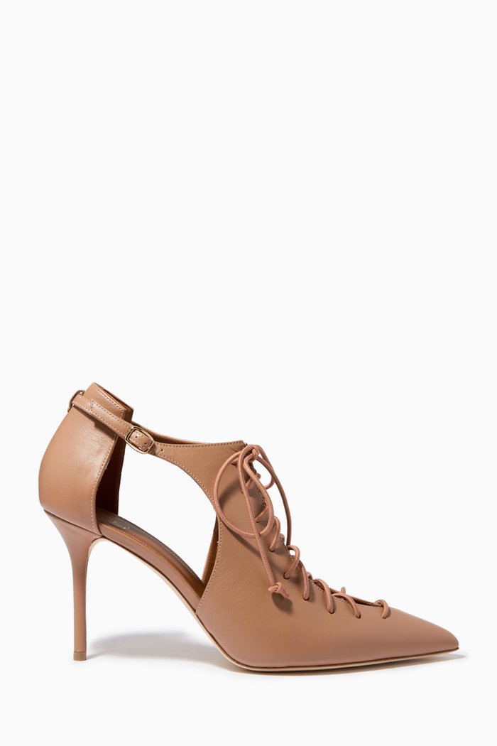 

Montana 85 Lace-up Pumps in Nappa, Neutral
