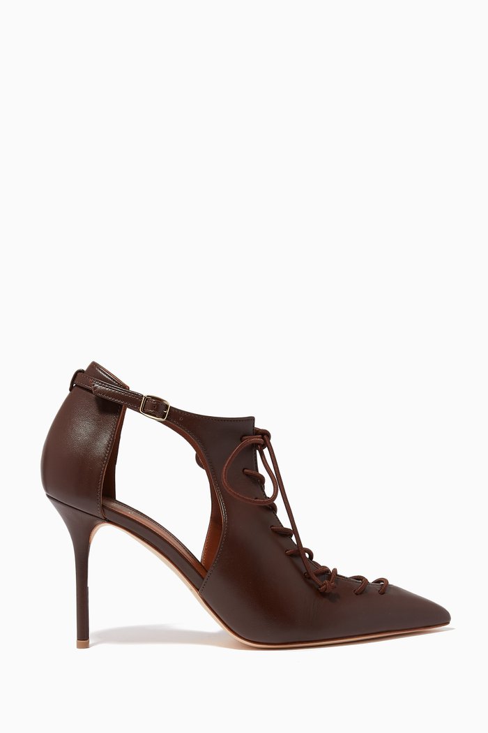 

Montana 85 Lace-up Pumps in Nappa, Brown