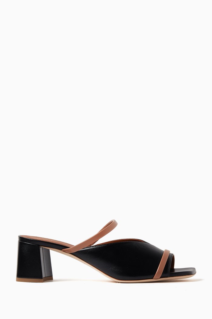 

Sansa 45 Mules in Nappa Leather, Black
