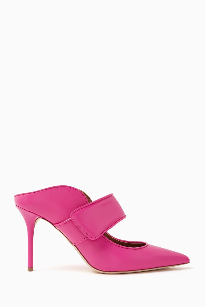 

Helene 85 Stiletto Mules in Nappa Leather, Pink