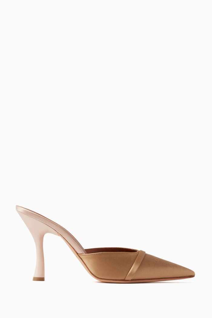 

Joella 90 Mules in Satin, Gold
