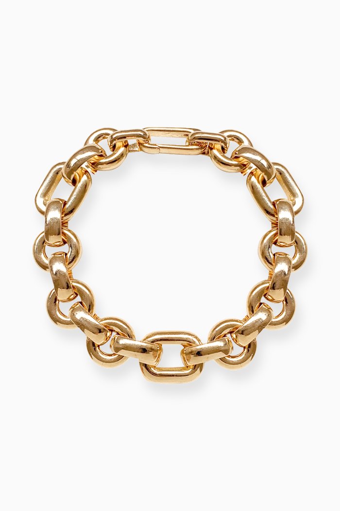 

Bianca Bracelet in 14kt Gold-plated Brass