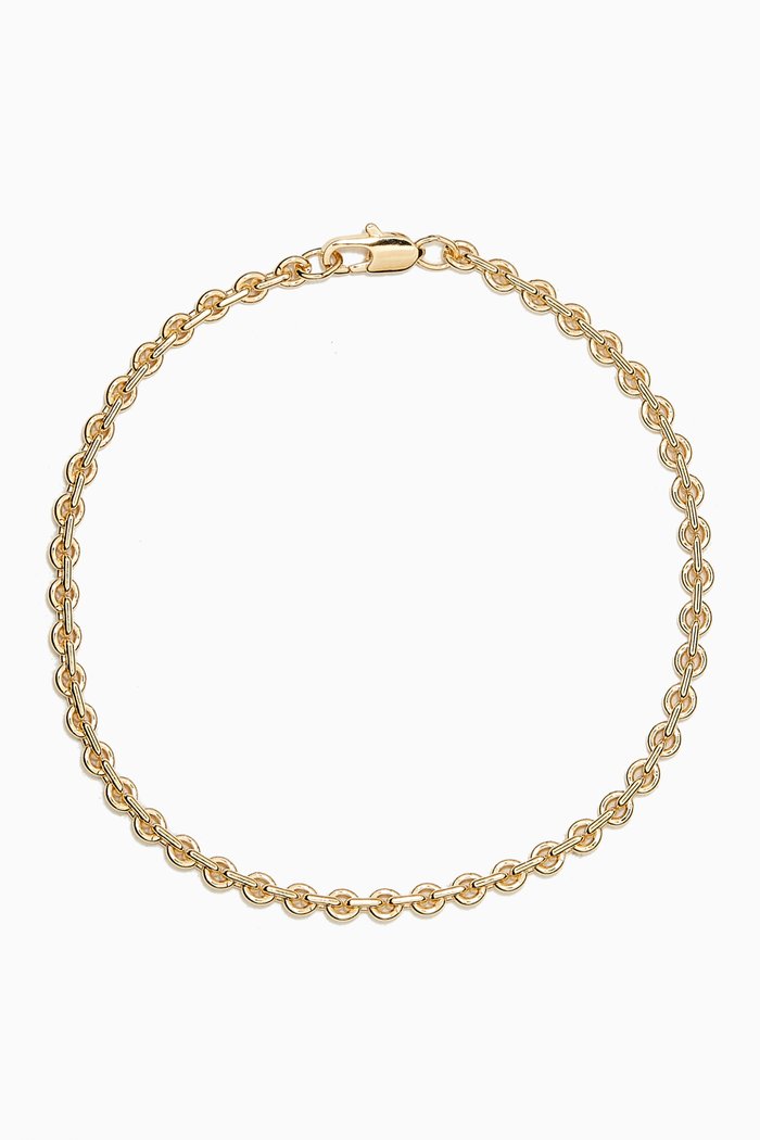 Pina Chain Bracelet in 14kt Gold-plated Brass