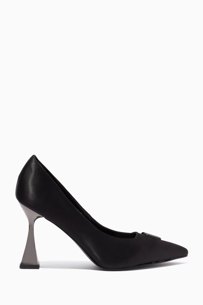 Debut Brooch Court Pumps, Black