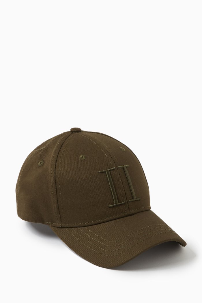 

Encore Logo Baseball Cap in Organic Cotton, Green