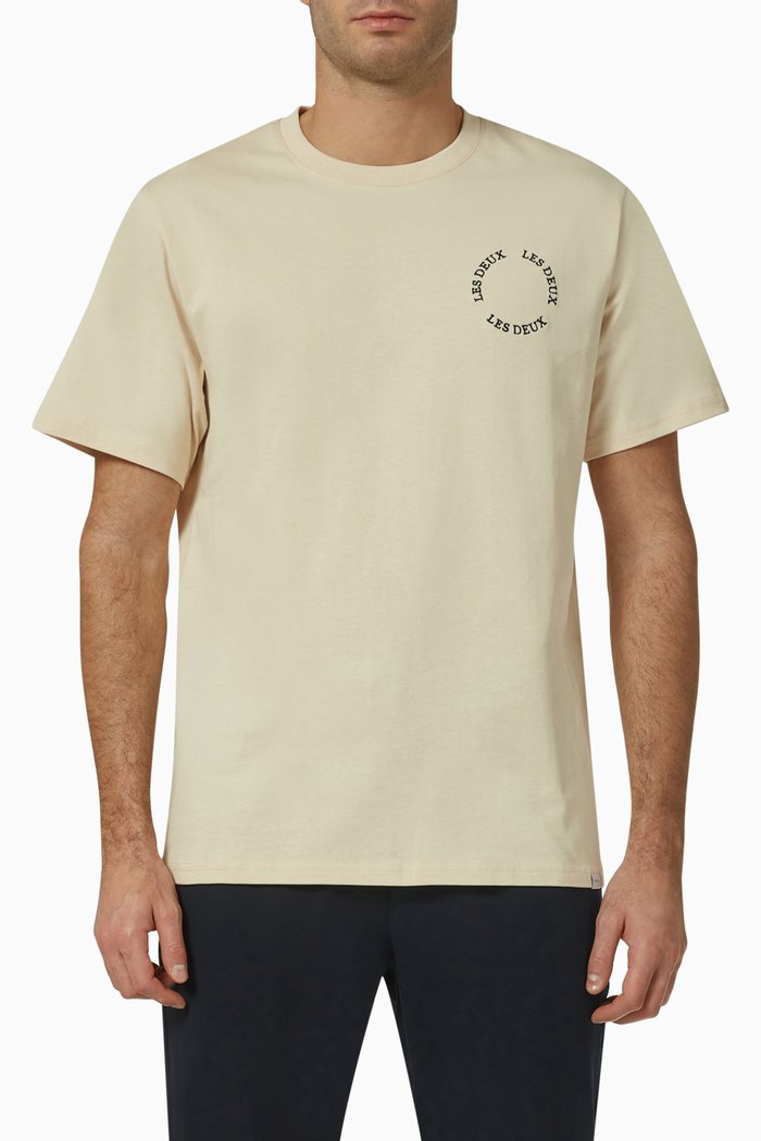 

Circle 2.0 Logo T-shirt in Cotton, Neutral