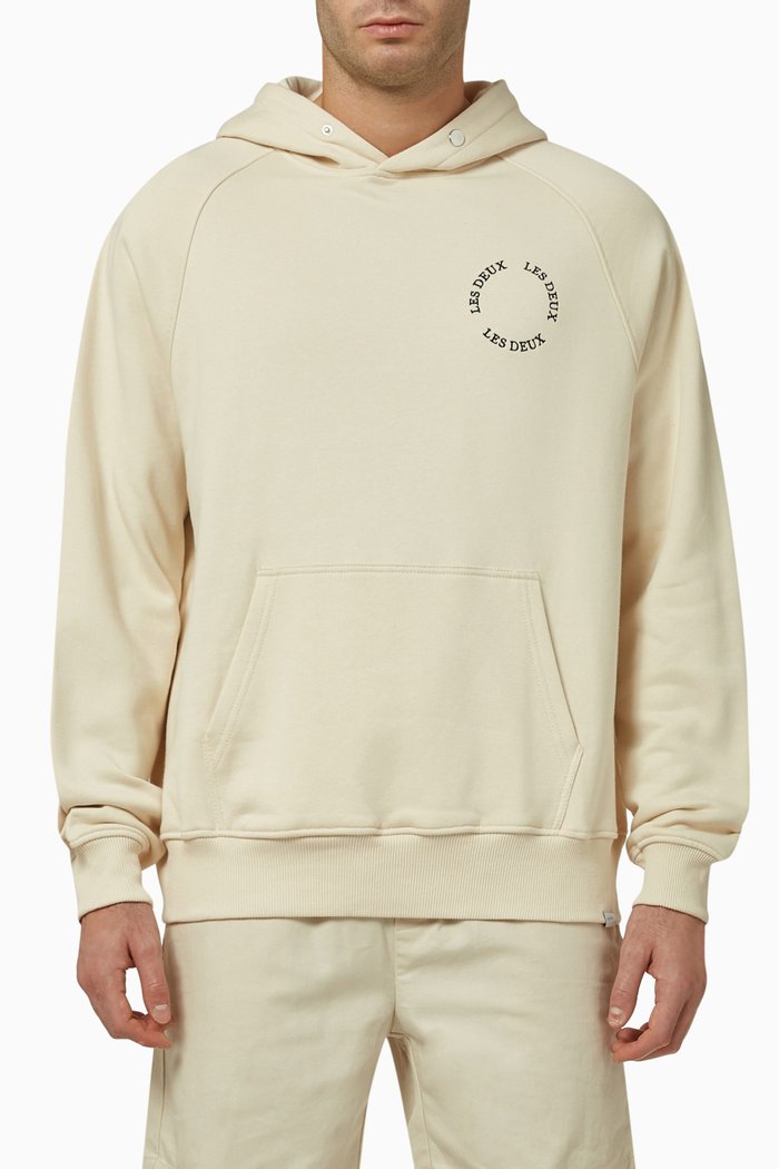 

Circle 2.0 Logo Hoodie in Pure Cotton, Neutral