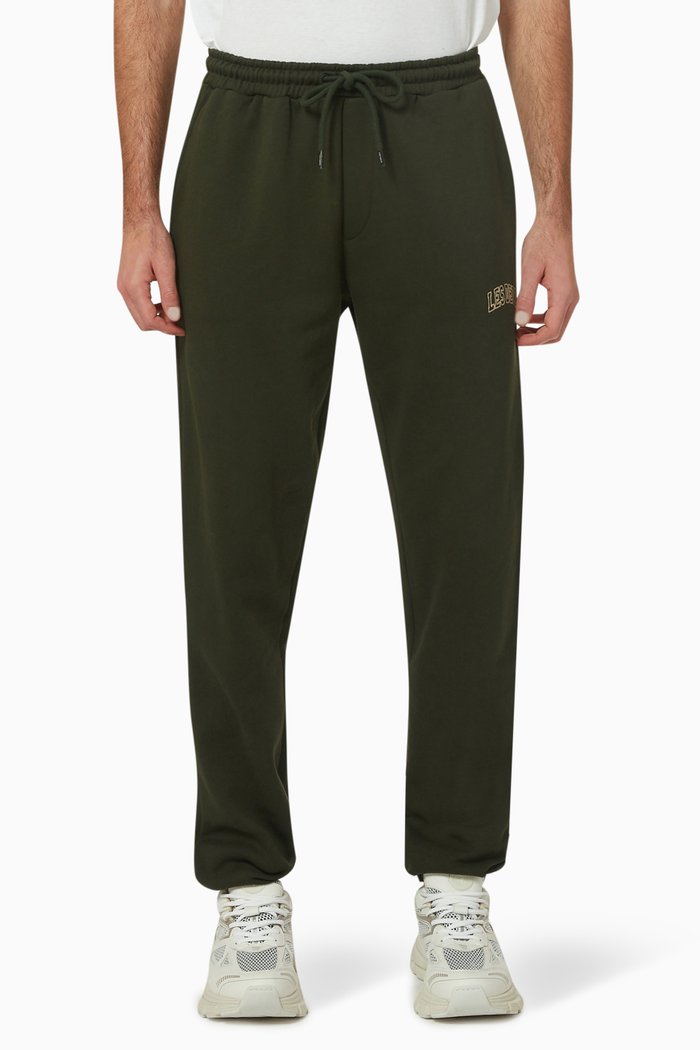 

Blake Logo Sweatpants in Cotton, Green