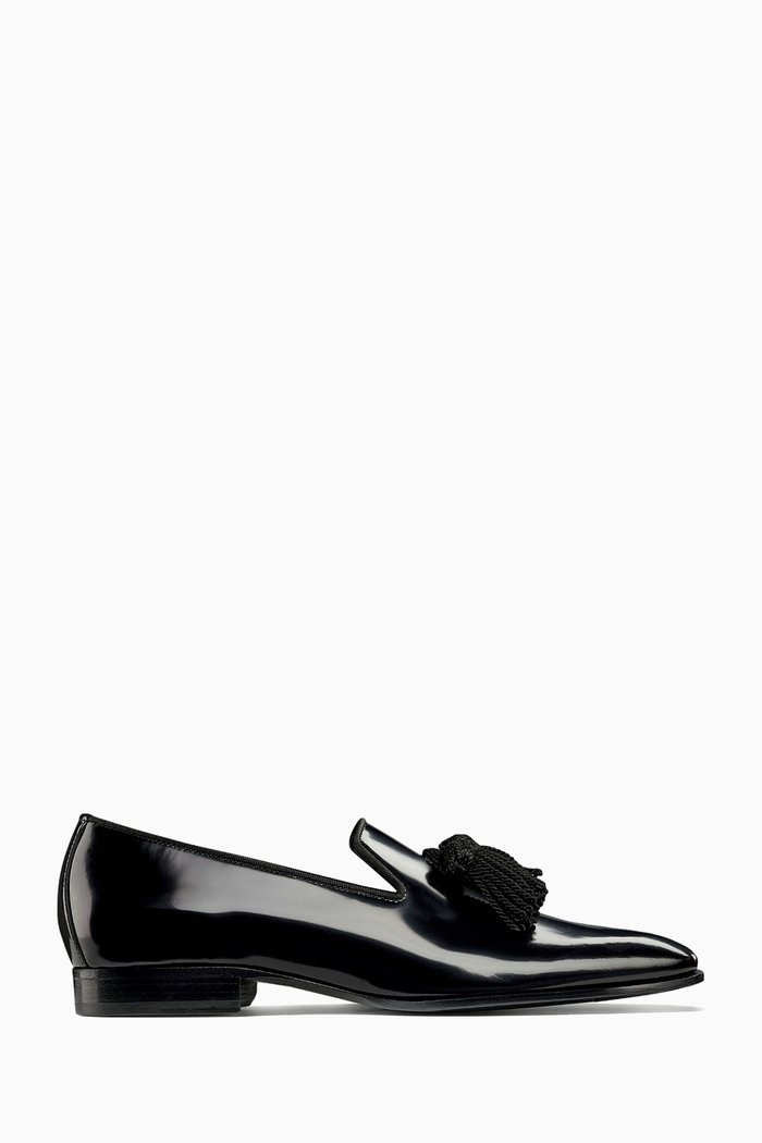 

Foxley Loafers in Shiny Calf Leather, Black