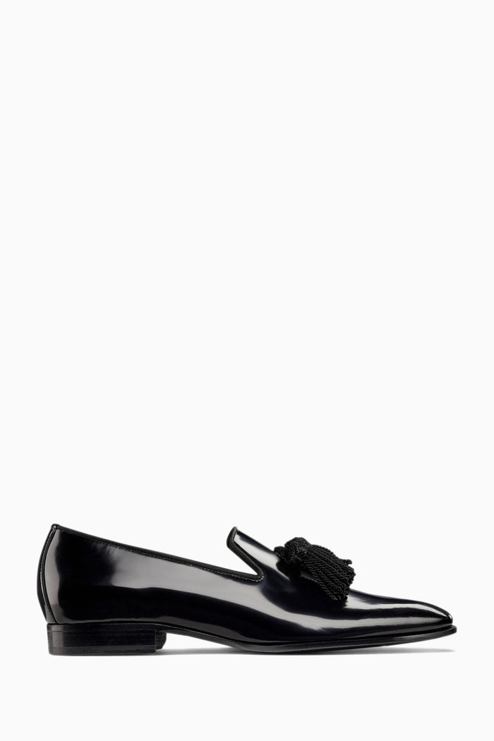 

Foxley Loafers in Shiny Calf Leather, Black