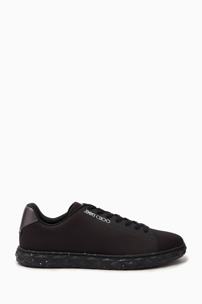 Diamond Light M Sneakers in Sustainable Knit, Black