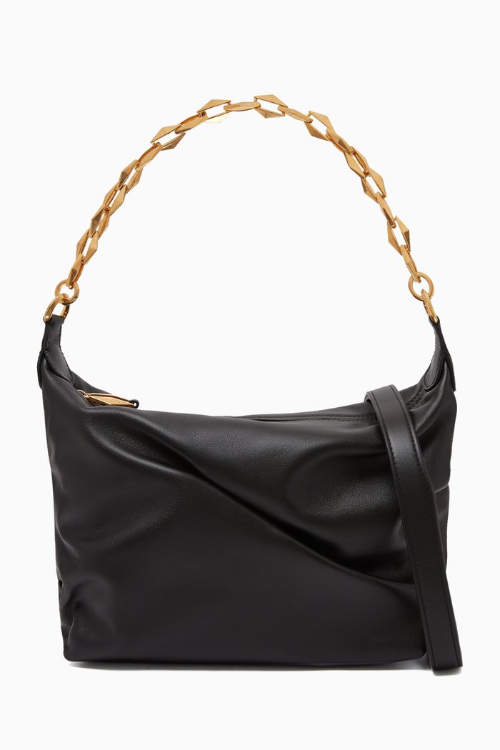 

Diamond Soft Hobo/S Bag in Nappa, Black