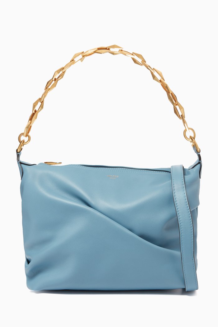 

Diamond Soft Hobo/S Bag in Nappa, Blue