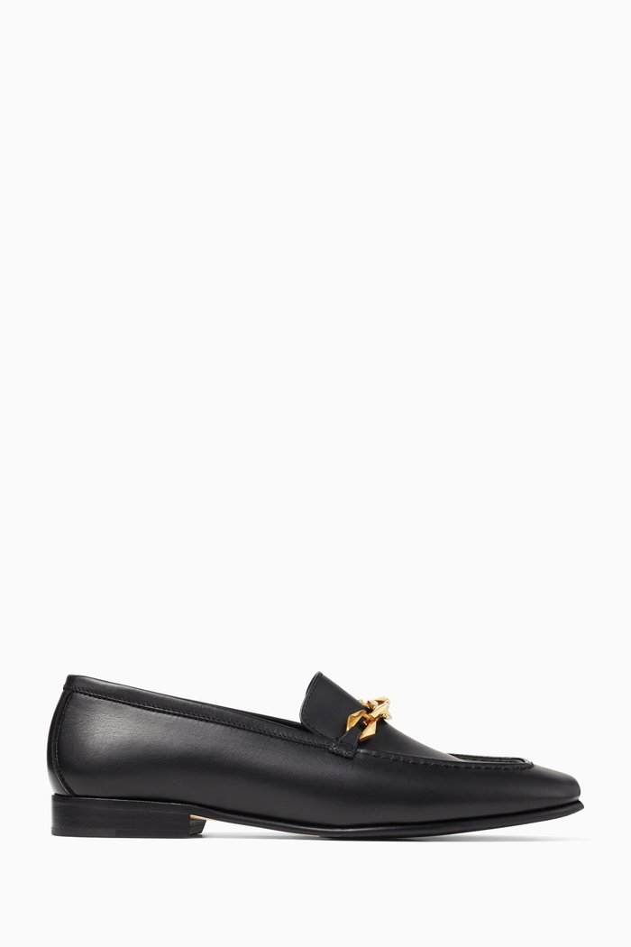 

Diamond Tilda Loafers in Leather, Black