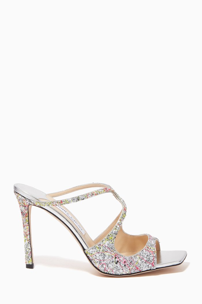 

Anise 95 Sandals in Coarse Glitter, Multicolour