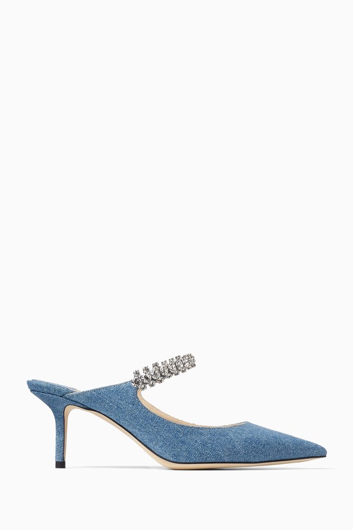

Bing 65 Mules in Denim, Blue