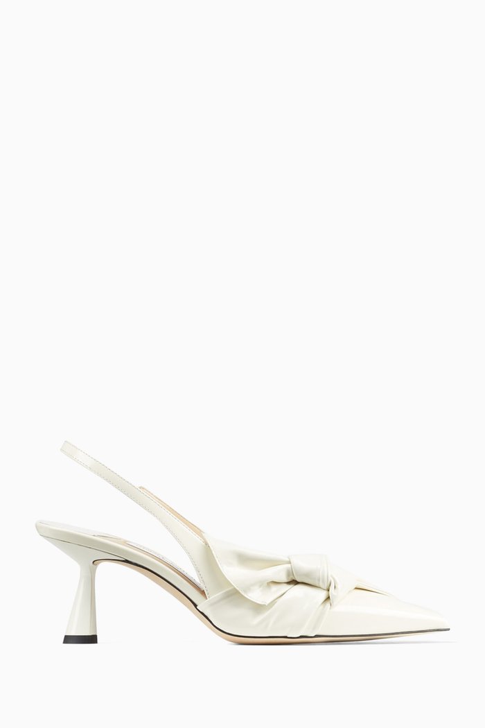 

Elinor 65 Slingback Pumps in Patent Leather, Neutral