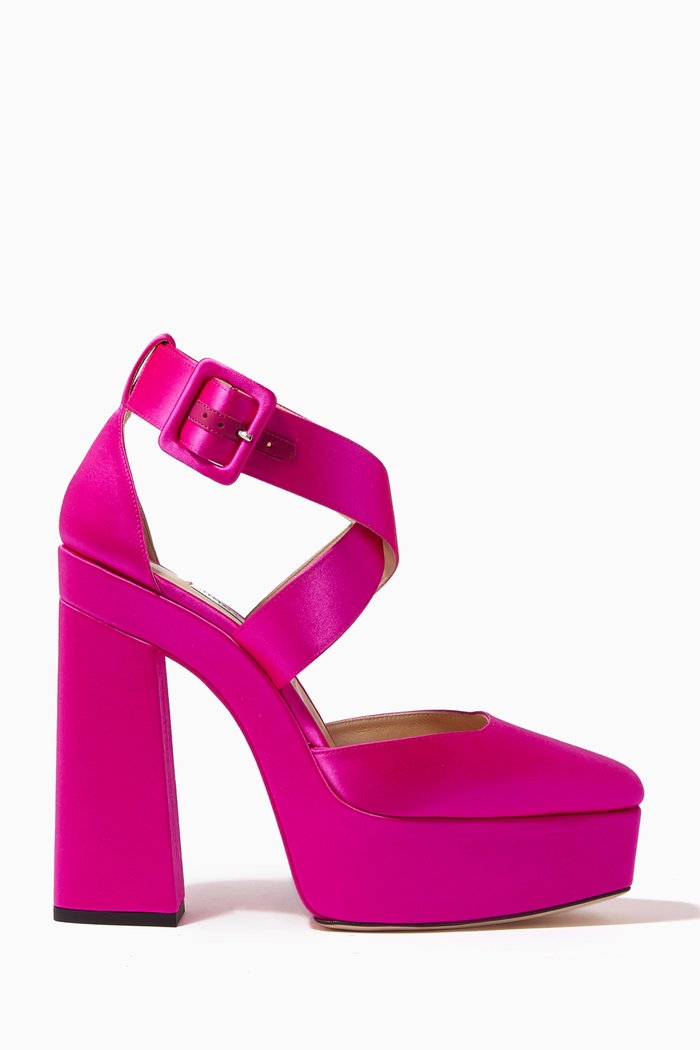 

Gian 140 Pumps in Satin, Pink