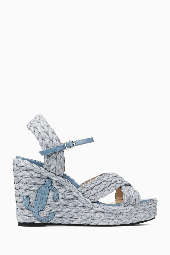 

Dellena 100 Wedges in Raffia, Blue