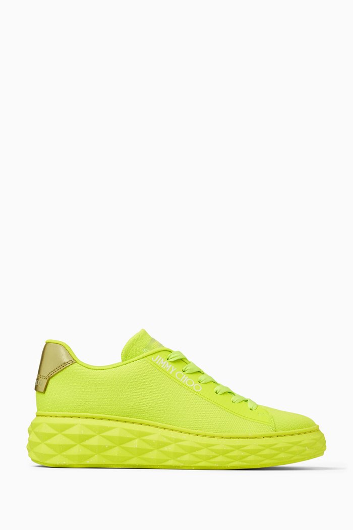 

Diamond Light Maxi Sneakers in Textile, Green