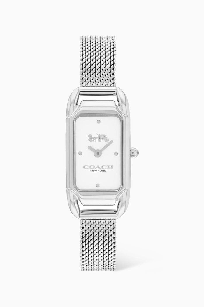 

Cadie Quartz Stainless Steel Watch, 17.5 x 28.5mm, Silver