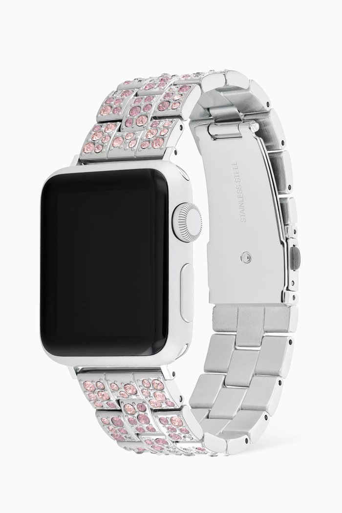 

Apple Watch® Rhinestone Stainless Steel Strap, 38mm, Multicolour