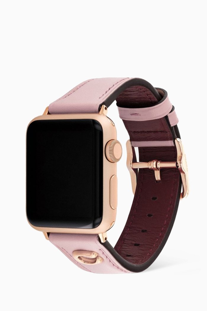 

Apple Watch® Leather Strap, 38mm, Rose gold