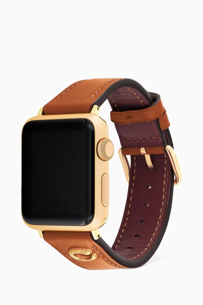 Apple Watch® Leather Strap, 38mm, Brown