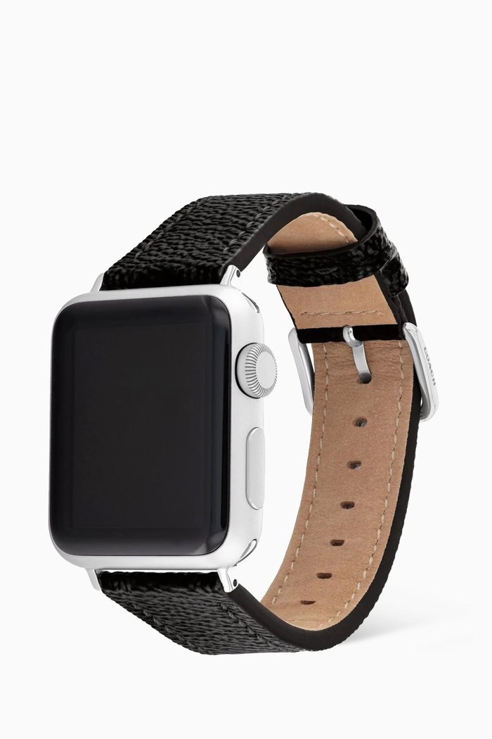 

Apple Watch® Signature C Canvas Strap, 38mm, Black