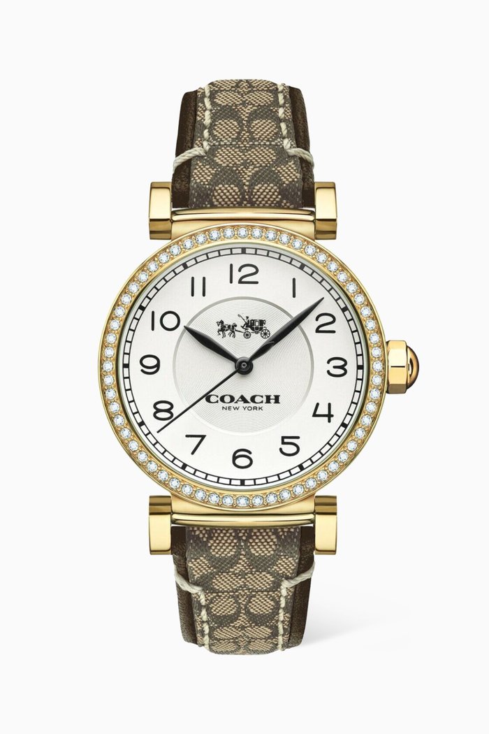 

Madison Watch in Stainless Steel, 32mm, Brown