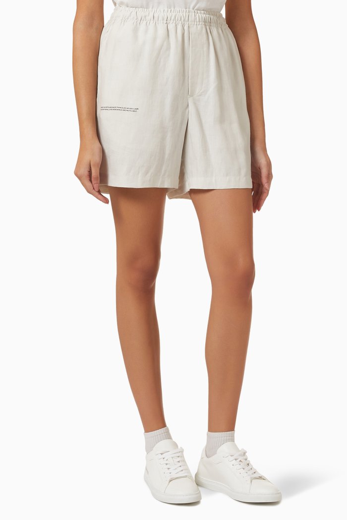 

Shorts in Aloe Linen, Grey