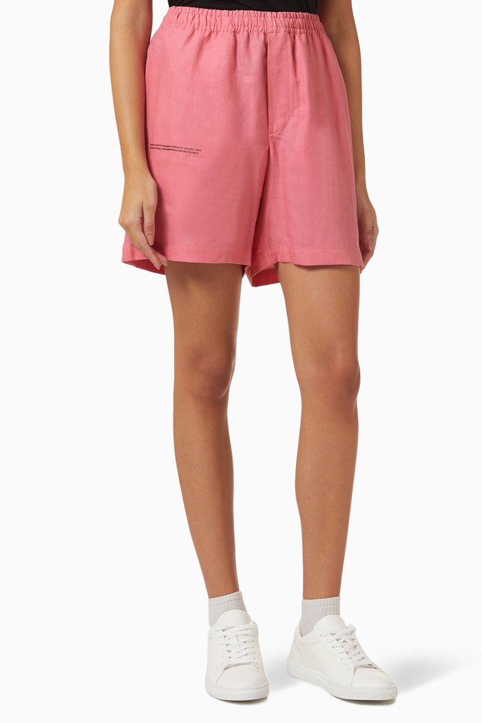 

Shorts in Aloe Linen, Pink