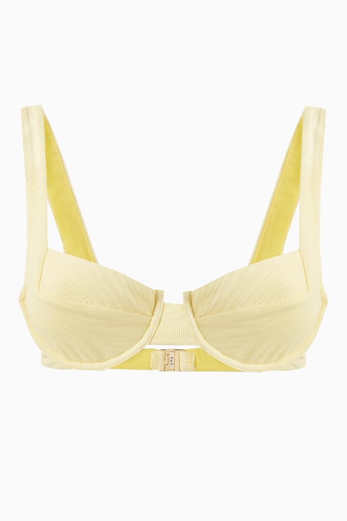 Casanova Bikini Top, Yellow