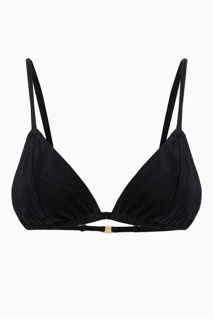 

Julian Triangle Bikini Top, Black