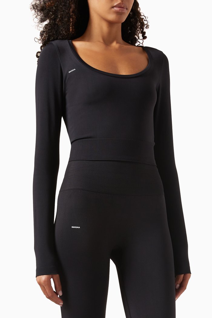 

Activewear 2.0 Cropped Long Sleeve Top, Black